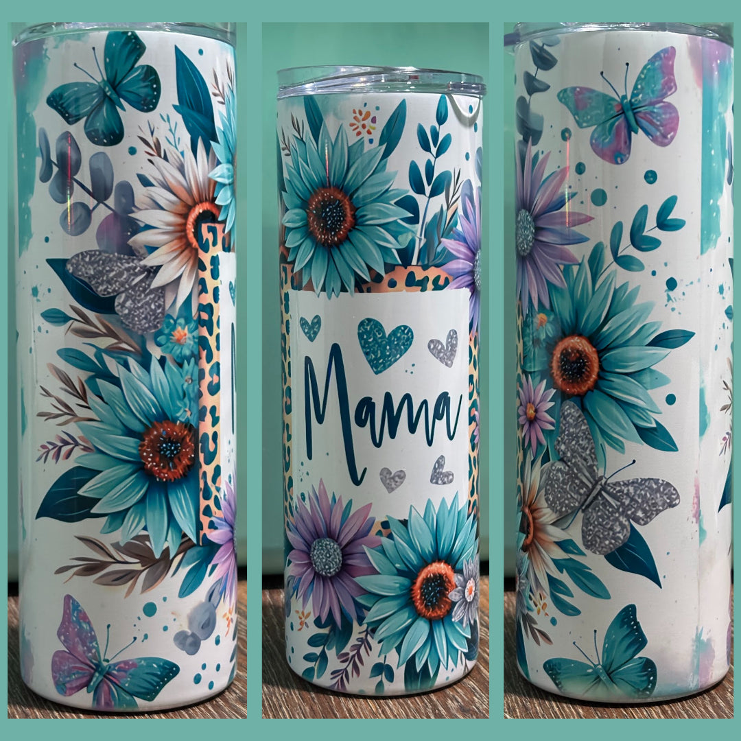 Teal and Purple Mama