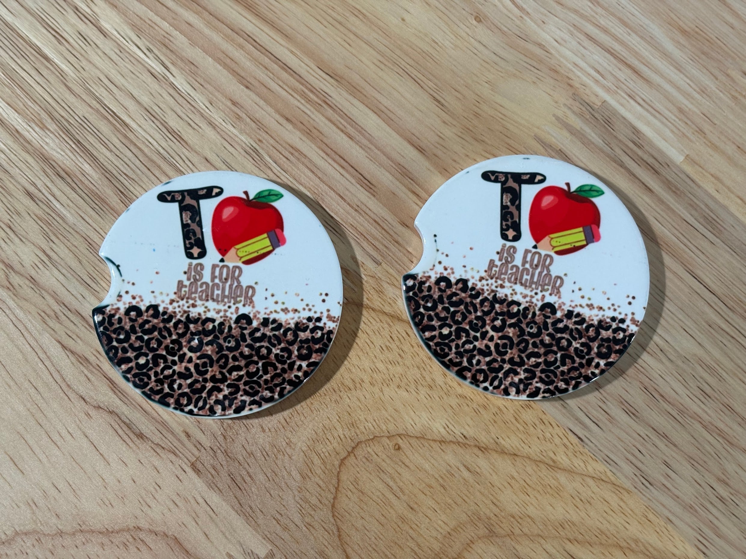 Teacher Car Coasters